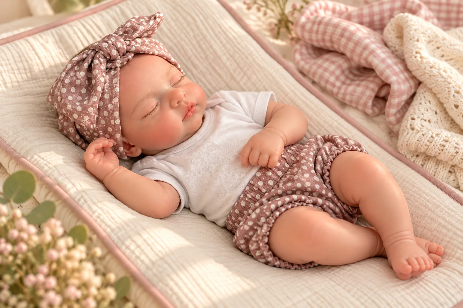 A closer look at Sophia in an illustrative size & clothing scene