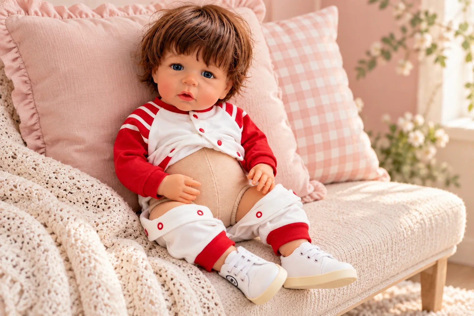 A closer look at Stanley in an illustrative size & clothing scene