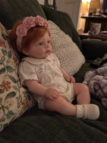 Photograph of emily in a home setting