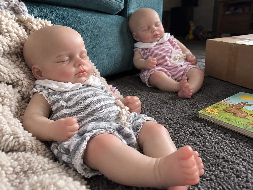 Photograph of mia-and-max in a home setting