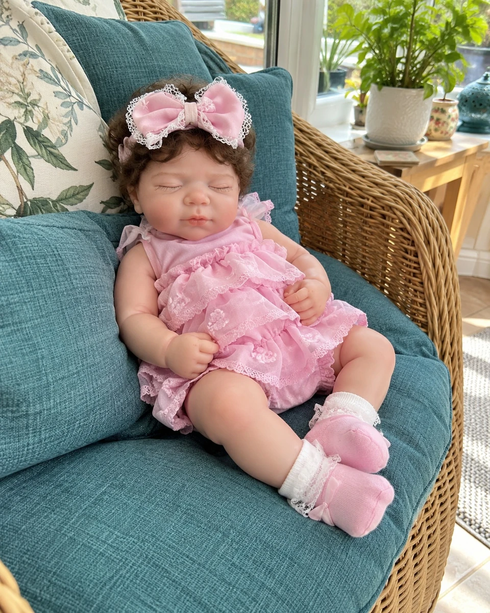 Photograph of mini-luna in a home setting
