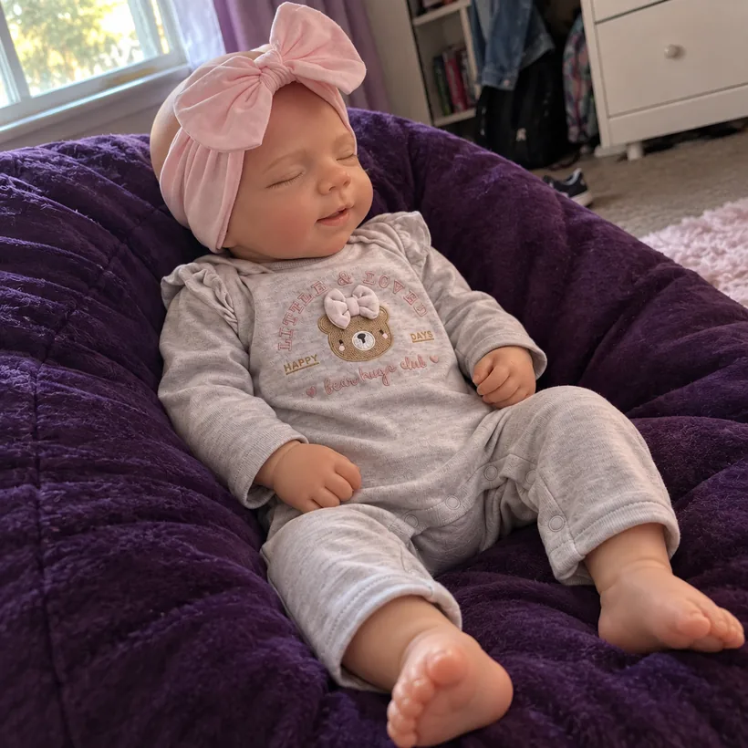 Photograph of rosie in a home setting