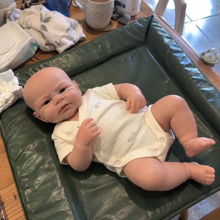 Photograph of theo in a home setting