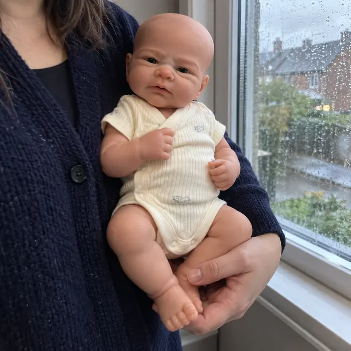 Photograph of theo in a home setting